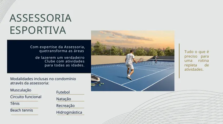 Assessoria Esportiva — Serviço exclusivo Jardim da Hípica