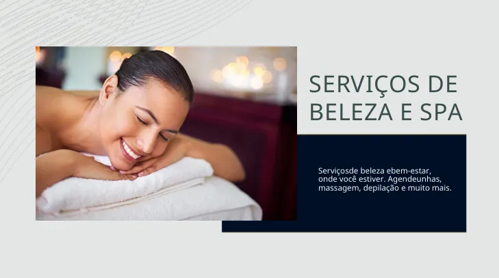 Serviços de Beleza e Spa — Serviço exclusivo Jardim da Hípica